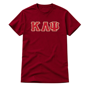 Camiseta de 3 Letras de Kappa Alpha Psi en Rojo o Marrón, Prenda de Fraternidad Griega con Diseño Clásico, Comodidad Premium y Estilo Atemporal - Product Image 4