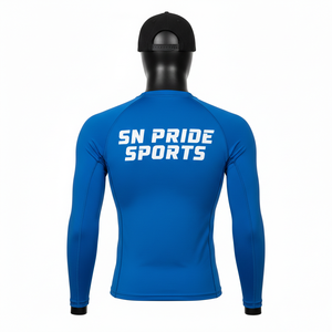 2026 High Quality Wholesale MMA Rash Guard Unisex Custom Long Sleeve Polyester/Spandex Fabric Sublimation Customized Color Logo - Product Image 2