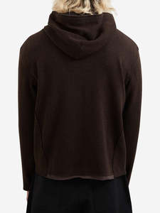 Sudadera con capucha de punto acanalado para hombre, ligera, informal, con cremallera completa, corte regular, ropa exterior informal, fabricación OEM/ODM - Product Image 2
