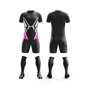 Tenue de football personnalisée, maillot de football d'équipe |   Tailles pour hommes, femmes et jeunes |   Vêtements de sport légers à séchage rapide en gros - Product Image 5