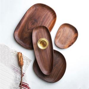 Juego de platos de madera para servir la cena, la mejor opción en platos y vajilla de madera de lujo para la cocina, juegos de vajilla ecológicos. - Product Image 1
