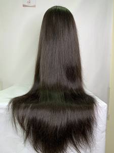 Soldes de fin d'année : Perruque 100% cheveux humains vietnamiens bruts avec closure, impressionnante perruque blonde lisse avec base en dentelle HD - Product Image 4