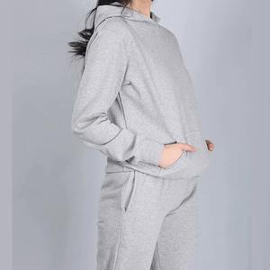 Custom Women Tracksuit Sweat Suit <b>Set</b> Pink Distressed <b>Embroidery</b> Tracksuit Hoodie Leisure Sports Suits Track Suit In Sport - Product Image 6