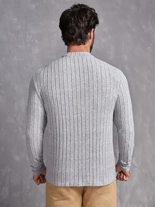 Suéter elegante de punto para mujeres modernas, cálido, suave, transpirable, a la moda, jersey de invierno, corte relajado y cómodo, para uso diario informal. - Product Image 3