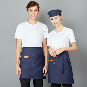 Custom Logo Restaurant <b>Apron</b> Chef <b>Apron</b> <b>Kitchen</b> Work <b>Apron</b> Premium Cotton Canvas OEM Wholesale Factory - Product Image 2