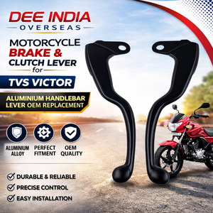 Juego de Palancas de Freno y Embrague para Motocicleta TVS Victor |   Repuesto OEM de Aluminio Duradero - Product Image 3