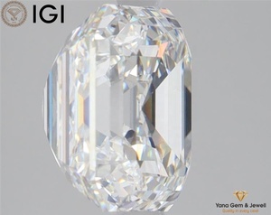 Diamante Cultivado en Laboratorio con Corte Asscher de 4.01 Quilates, Claridad VVS2, Color F, con Certificado IGI, para un Centro de Atención Impresionante - Product Image 3