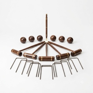 Équipement de sport pour pelouse de jardin, jeu familial professionnel, construction en bois dur de qualité supérieure, conception durable et performante - Product Image 1