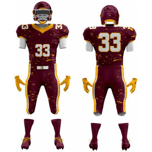 Uniformes de football pour jours de match compétitifs en polyester premium avec canaux de ventilation avancés et coutures renforcées - Product Image 4