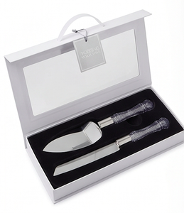 Stylish Birthday Cake Server And Knife <b>Set</b> Latest Design Stainless Steel Silverware For Dessert Tabletop And Kitchen Use - Product Image 3