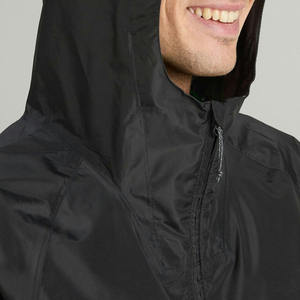 High Quality Black EVA <b>Raincoat</b> Custom Outdoor Waterproof Hiking Jacket Printed Poncho Windproof Canvas Fabric Wholesale OEM - Product Image 5