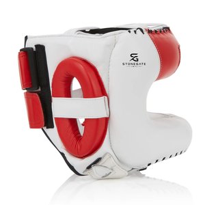 Protège-tête de boxe et MMA léger en cuir ventilé et réglable avec design personnalisé pour l'entraînement 2026 - Product Image 3