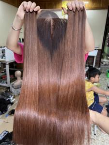 Extensiones de cabello vietnamita Super Double Drawn Raw Virgin Bundle en marrón Proveedor mayorista Relación de cabello más largo> = 60% - Product Image 5