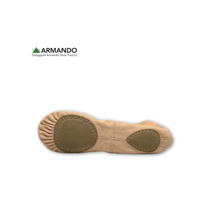 Zapatillas de ballet de lona con suela dividida, pre-cosidas, con elástico y suela suave, para niños y adultos, disponibles en stock. - Product Image 2