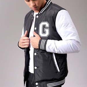 Custom Vintage School College <b>Mens</b> Varisty <b>Jackets</b> Leather sleeves Wool Letterman Crop <b>Varsity</b> <b>Jacket</b> ladies baseball chenille - Product Image 3