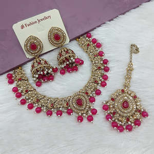 Jewelemarket Heritage Pota Stone <b>Pearl</b> Beads <b>Necklace</b> <b>Set</b> Fashion Jewelry 10575544GR - Product Image 3