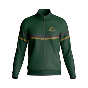 ผู้ผลิตมืออาชีพ เสื้อแจ็คเก็ตผู้ชายแบบมีซิปเต็มตัว เสื้อผ้าสตรีทแวร์สำหรับฤดูหนาว คอตั้ง น้ำหนักเบา ระบายอากาศได้ดี แขนเสื้อแบบปกติ - Product Image 1