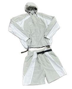 Conjuntos cortos cortavientos de chándal de nailon ligeros personalizados de los fabricantes 2026 - Product Image 2