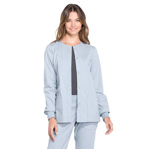 Soft Medical Scrub <b>Jacket</b> Professional Stylish Design For Nurses Doctors Healthcare <b>Workers</b> Lightweight - Product Image 1