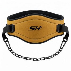 OEM Service Unisex Neoprene Dipping <b>Belt</b> Strong Waist Grip Gymwear Fashionable Dipping <b>Belt</b> <b>With</b> Carabiner Attachment Wear <b>Belt</b> - Product Image 1