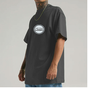 เสื้อยืดโอเวอร์ไซส์ย้อมสีแบบวินเทจ ผ้าคอตตอนหนา สำหรับตลาดแคนาดา - Product Image 1
