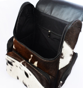 Sac à dos en cuir de vachette fait main, léger, pour étudiants, sac pour ordinateur portable, couleur personnalisée, sac à dos de sport - Product Image 4