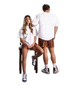 Gran oferta, pantalones cortos deportivos para correr con estampado personalizado de verano para hombre, pantalones cortos de gimnasio de malla con estampado de leopardo de secado rápido holgados a la moda - Product Image 4