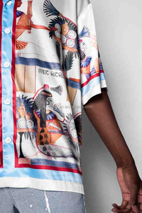 Camisetas de Verano para Hombre, Cuello Redondo, Manga Corta, Tie Dye, de Alta Calidad, Camisetas Casuales con Estampado Gráfico de Vaca para la Playa - Product Image 5