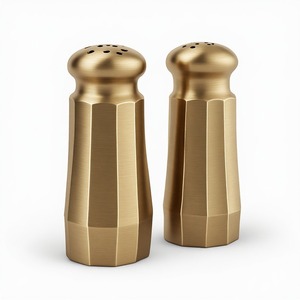 Juego de salero y pimentero de lujo con acabado artesanal, diseñado para hostelería premium y cenas en casa con una artesanía refinada. - Product Image 5