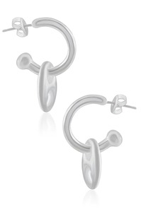 Pendientes Largos Plateados en Aleación de Alta Calidad para Mujer, Joyería de Moda para Fiestas, Festivales y Bodas, Disponibles al Mejor Precio - Product Image 2