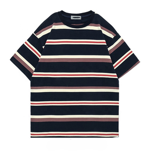 Camiseta de Algodón Lisa de Alta Calidad para Hombre, Cuello Redondo, Informal, de Jersey de Algodón - Product Image 4
