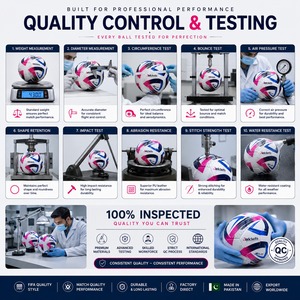 Wholesale Professional <b>Football</b> Training Custom Logo Premium PU <b>Leather</b> Size 5 Indoor/Outdoor 3WICKETS INTERNATIONAL OEM ODM - Product Image 5