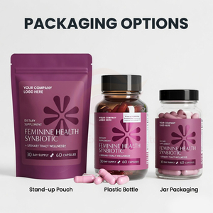 Capsules de probiotiques et prébiotiques pour femmes en marque privée, complément de bien-être féminin, fabricant OEM - Product Image 4