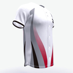 Camiseta de Béisbol para Hombre de Primera Calidad, Lisa, 100% Poliéster, Secado Rápido, Transpirable, Diseño Personalizable, Servicio OEM - Product Image 2