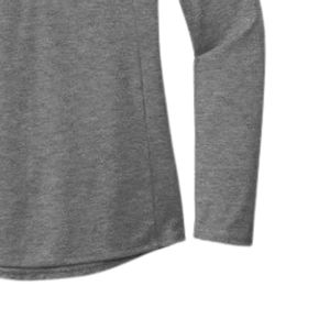 Sweat-shirt léger gris à col zippé pour femmes Jack and Jill, vêtement de sport respirant et décontracté - Product Image 6