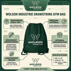 Weight Lifting Gym Bag with Spacious Storage Compartments Durable Sports Duffel Bag for Fitness Training Travel and Daily Gym - Product Image 2