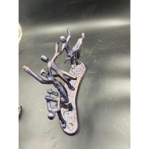 Escultura Abstracta de Hombre Feliz con Base, Objeto Decorativo, Artesanía en Metal, Figura de Hombre Disfrutando, Decoración de Mesa, Adornos, Precio Económico - Product Image 5