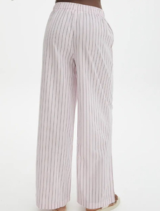 Pantalon large en nylon uni, coupe droite décontractée, longueur intégrale, pour femme, style streetwear d'hiver, vente en gros personnalisable - Product Image 5