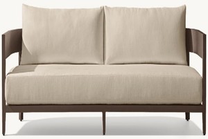 Sofá de Jardín Moderno para Exteriores, Estructura de Aluminio, Tela, Sillón para Terraza o Patio - Product Image 1