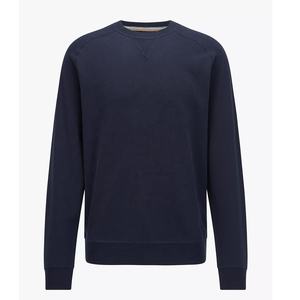 Pull décontracté pour homme, col rond, manches raglan, doublure polyester/coton 220g, design basique, collection Hiver 2026 - Product Image 1