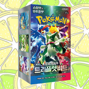 Caja de Sobres de Cartas Coleccionables Pokémon Triplet Beat, Versión Coreana, Cartas Coleccionables de Anime, Colección Popular de Cartas Pokémon - Product Image 1