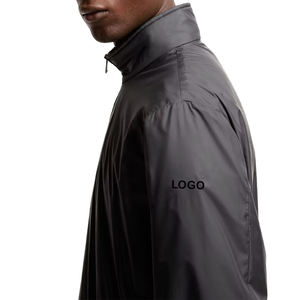 Chaqueta Cortavientos de Nailon con Capucha Personalizada para Hombre, Ligera, Repelente al Agua, Informal para Exteriores, Resistente al Viento, Chaqueta Técnica, Suministro OEM - Product Image 5