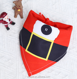 Custom <b>Christmas</b> Bandana Holiday Pet Dog <b>Scarf</b> Personalized Festive Printed Outdoor Silk Wholesale - Product Image 3