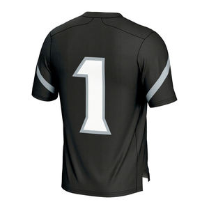 Maillots de football des États-Unis imprimés – 0 Gibbs, 97 Hutch, 16 Jared Goff, 14 St Brown, 20 Sanders, 58 Sewell, 5 Montgomery – Homme, Manches Courtes, Respirants - Product Image 2
