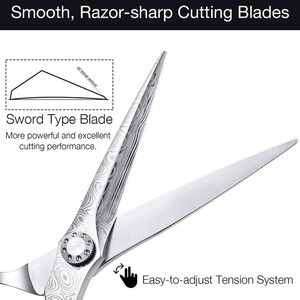Thinning Scissorv6 Inch Stainless Steel Customizable Beauty Hair Cutting Scissors Thinning <b>Shear</b> Professional High Quality - Product Image 4