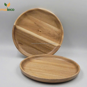 Vente en gros de plateau japonais personnalisé en bois massif en bambou assiettes créatives écologiques pour le thé pain aux fruits pour hôtels domestiques - Product Image 6