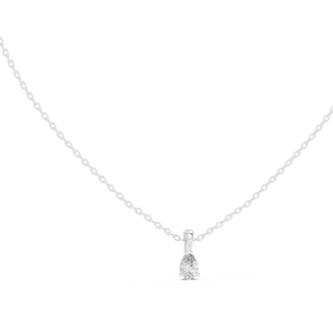 Collar con colgante de plata esterlina S925 con moissanita estilo clásico para regalo de compromiso joyería de plata - Product Image 5