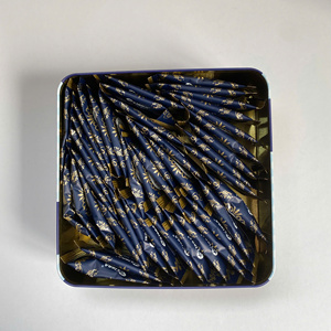 Butter Cookies 320g Sweet Taste Blue Tin Box Gift <b>Biscuit</b> Wholesale Supplier - Product Image 3