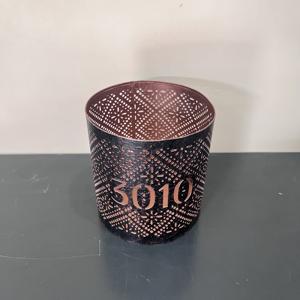 Porte-bougie votif vintage en fer fait main 5,5x5,5x6 pouces, design artisanal, centre de table, décoration pour la maison, mariage, Ramadan - Product Image 2