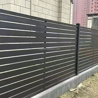 Clôture de Confidentialité Moderne en Alliage d'Aluminium pour Hôtels, Appartements, Balcons, Terrasses, Grilles et Garde-corps